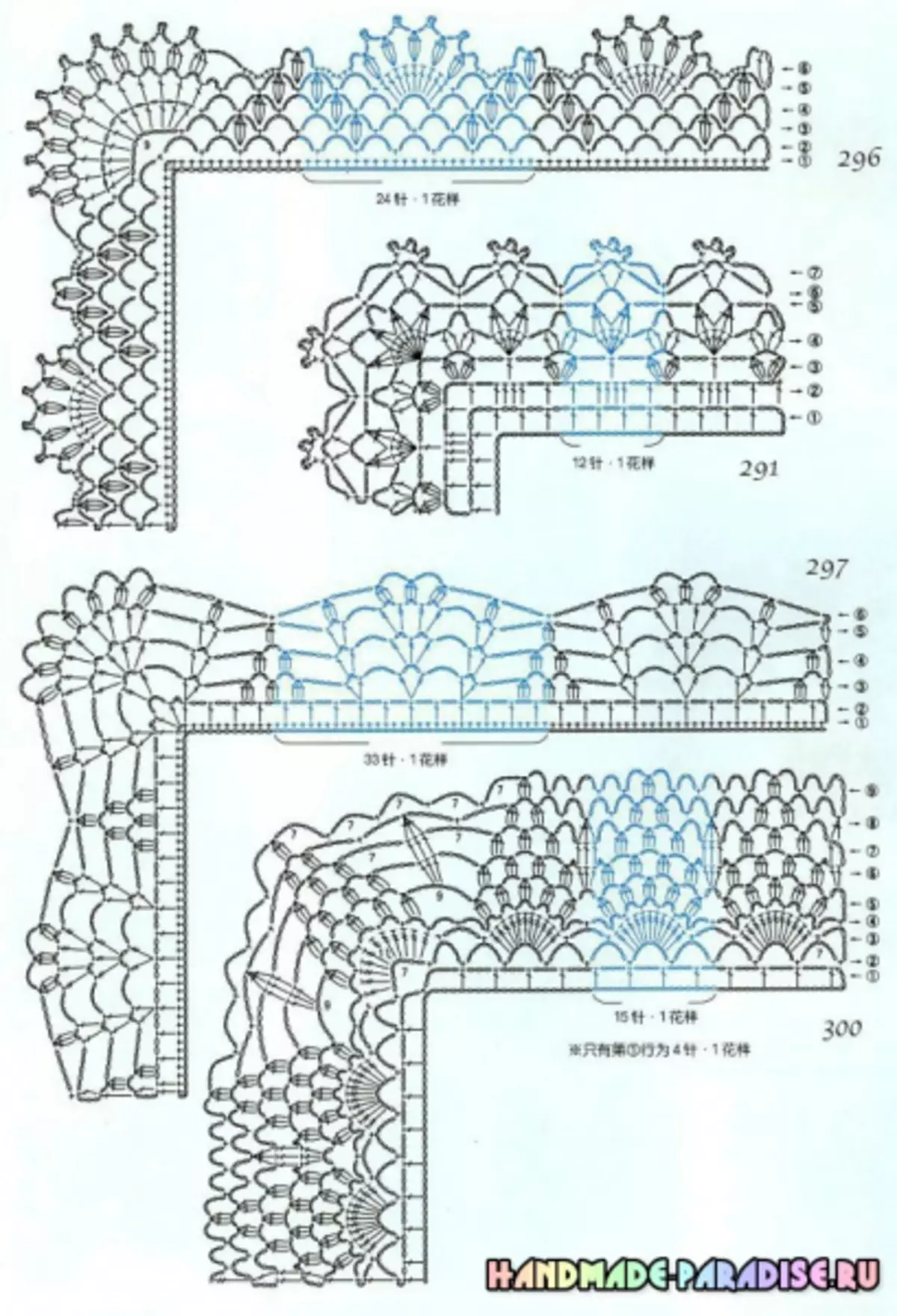 Crochet. 300 qauv ntawm motifs thiab qauv