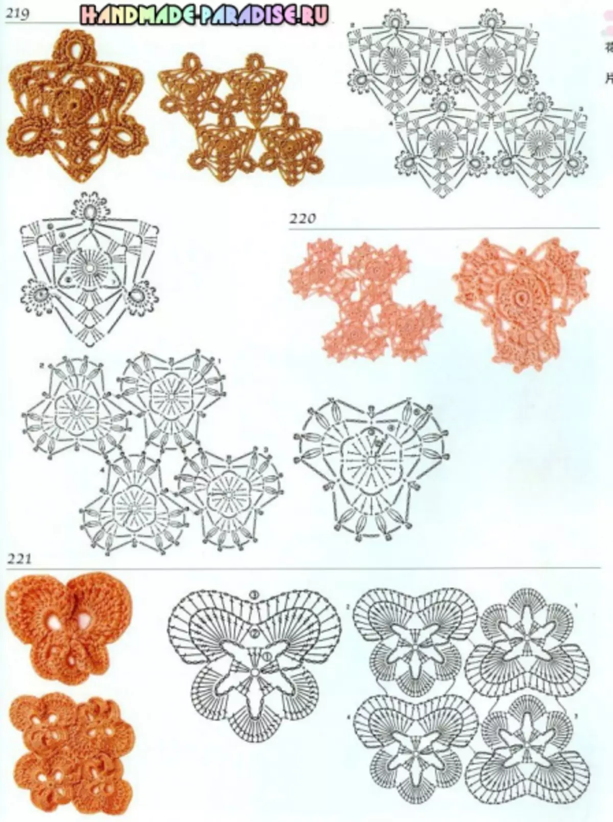 Crochet. 300 qauv ntawm motifs thiab qauv