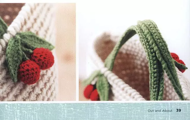 Crochet sareng warna. Majalah Jepang nganggo skema