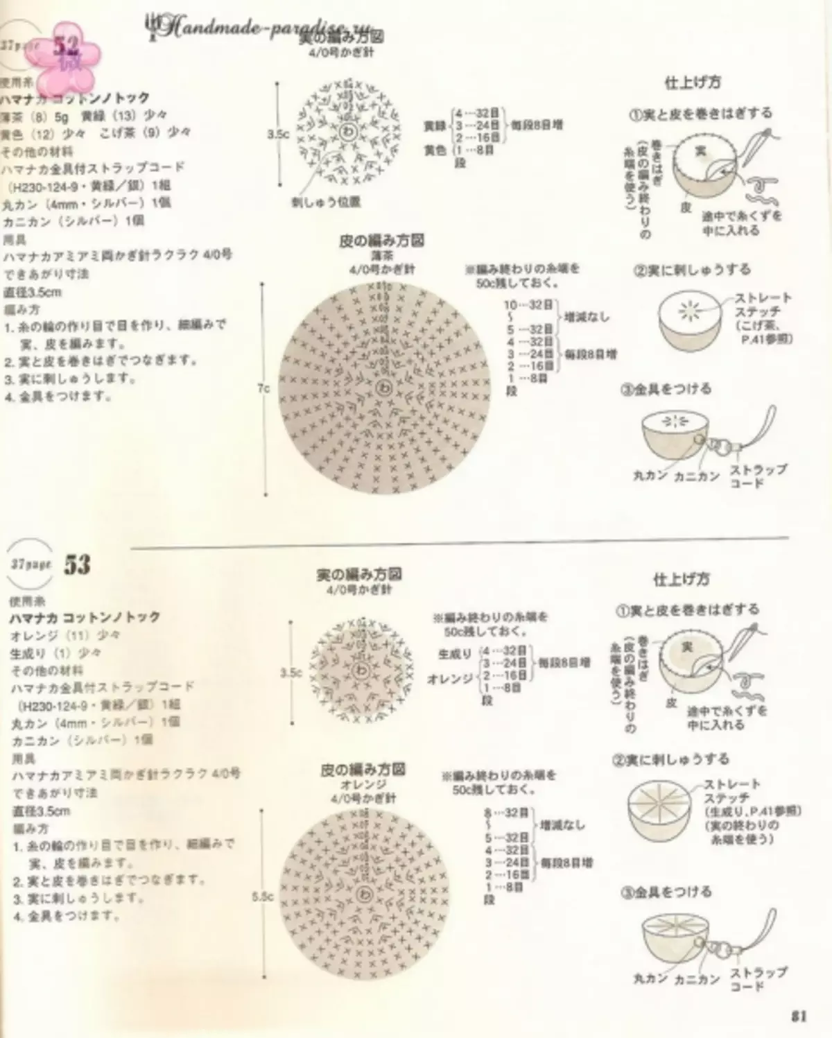 Háčkovanie Letné doplnky. Japonský časopis so systémami