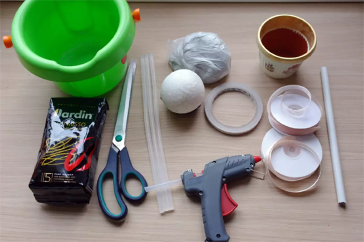Топиарий з кави своїми руками: майстер-клас по соняшнику з фото і відео