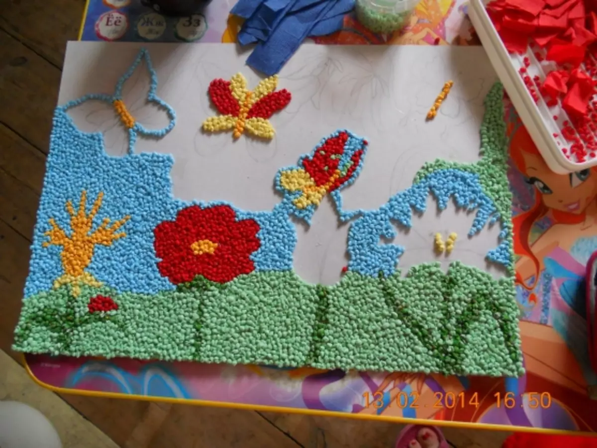 Håndværk fra servietter gør det selv for børn med fotos og videoinstruktioner