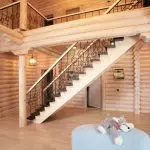 Kako napraviti stubište na drugom katu u vikendici: Proračun parametara i ugradnje (+80 fotografija)