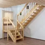 Como facer unha escaleira no segundo andar na casa: Cálculo de parámetros e instalación (+80 foto)