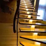 Główne opcje schodów oświetleniowych w kryteriach domu i wyboru (+58 zdjęć)