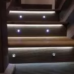 Glavne opcije za osvjetljenje stepenica u kriterijima za kuću i odabir (+58 fotografija)