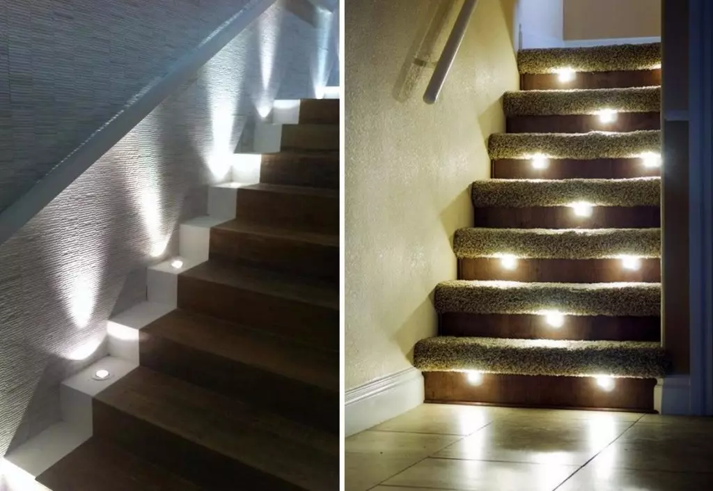 Աստիճանների լուսավորությունը