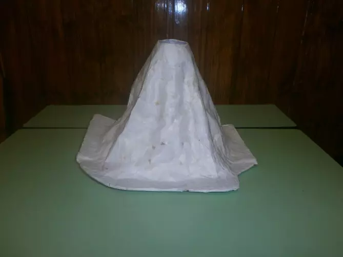 Volcano do it yourself from soda and vinegar with video and photos