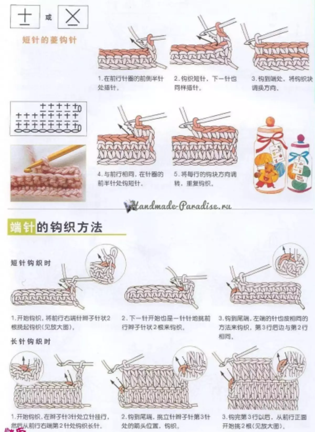 중국 계획에 크로 셰 뜨개질하는 방법