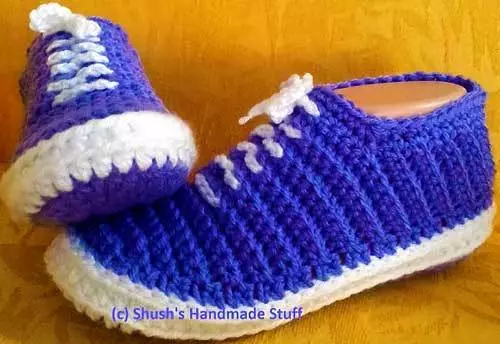 Crochet sneakers - Knit fir Kanner