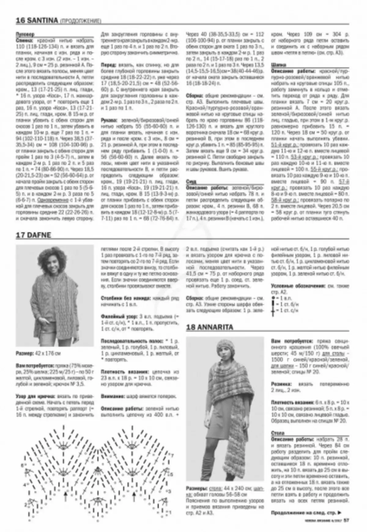 Revija Verena 6 - 2019. Pletenje od Burda