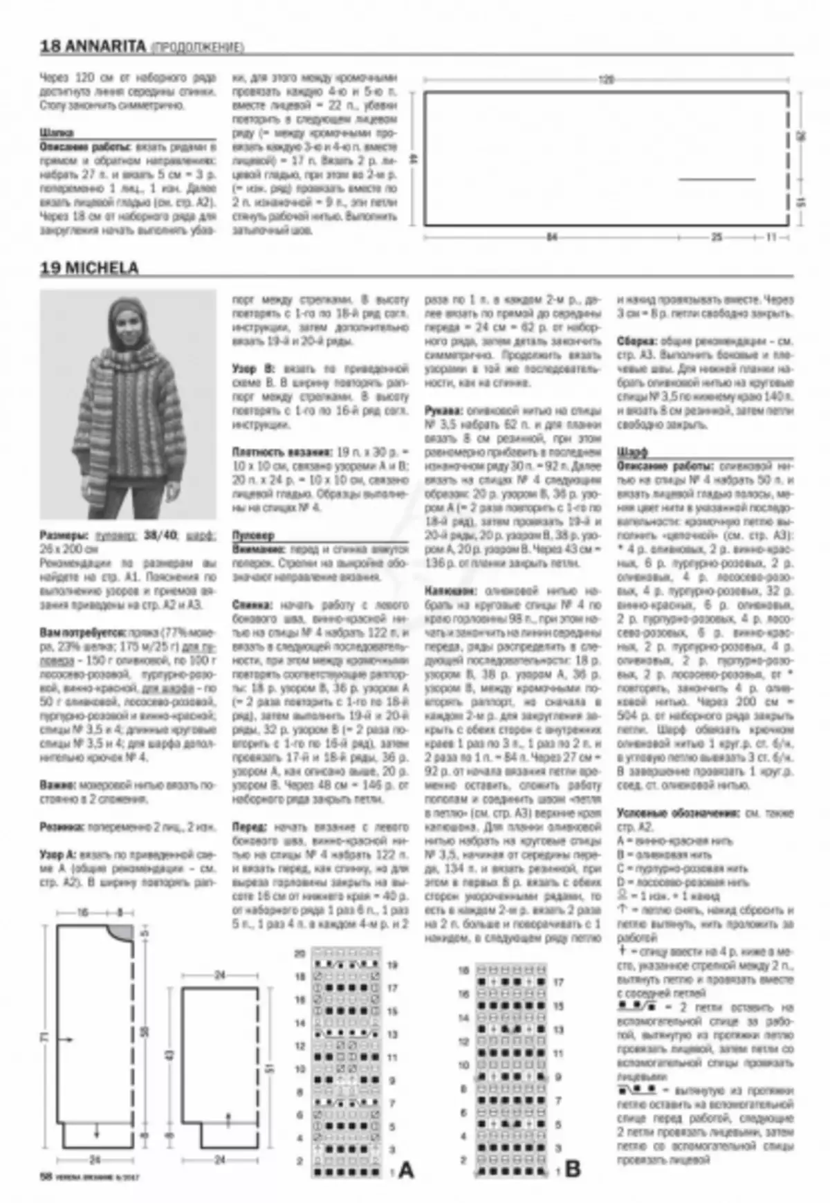 Verena 6 - 2019 časopis. Pletenje iz Burde
