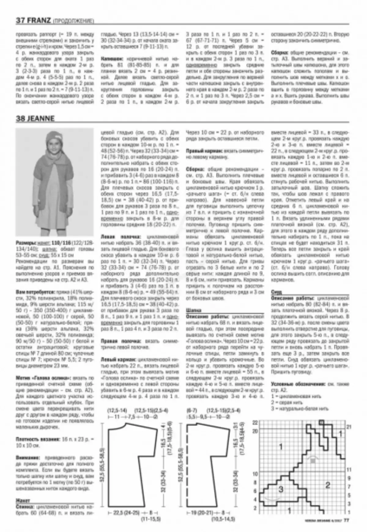 Revija Verena 6 - 2019. Pletenje od Burda