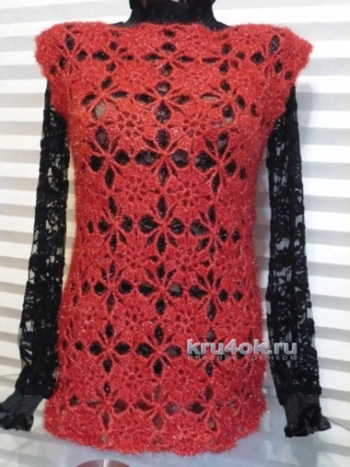 Tunic ეხლა Crochet Motifs: მასტერკლასი ერთად ქსოვის სქემები