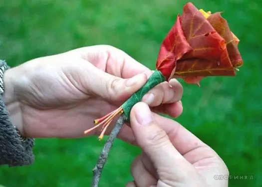 Ікебана з листя своїми руками для дітей з фото і відео