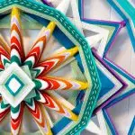 Weaving Mandalas gør det selv: Enkel teknik og rådgivningsbegyndere
