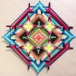 Weaving Mandalas gør det selv: Enkel teknik og rådgivningsbegyndere