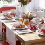Как да покриете масата до чай: подходяща настройка и празничен дизайн | +64 снимка