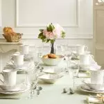 วิธีการปิดโต๊ะกับชา: การตั้งค่าที่เหมาะสมและการออกแบบเทศกาล | +64 ภาพถ่าย