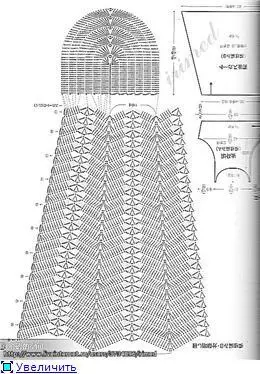 ໃນຕອນແລງ Dress Crochet Openwork ທີ່ເປີດເຜີຍແລະມີຮອຍແຕກດ້ວຍລະບົບ