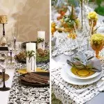スタイルとカラー - 美しいテーブルの設定の主なコンポーネント