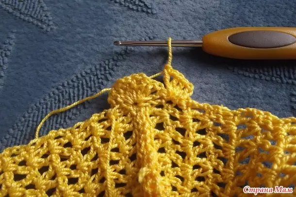 Knitted sleeve lantern crochet - Master kirasi nefoto