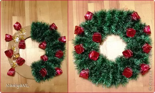 あなた自身の手でクリスマスの花輪を作る方法：写真とステップバイステップのマスタークラス