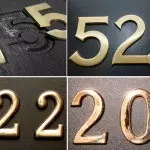 Апартамент номер на входната врата: видове продукти и методи за прикрепване (+45 снимки)
