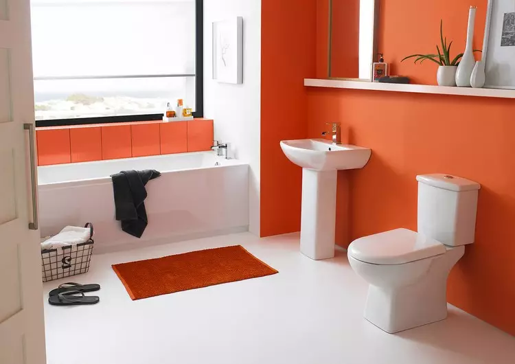 داخل الحمام جنبا إلى جنب مع المرحاض: كيفية القيام بشكل جميل وعملية على مساحة صغيرة (38 صورة)