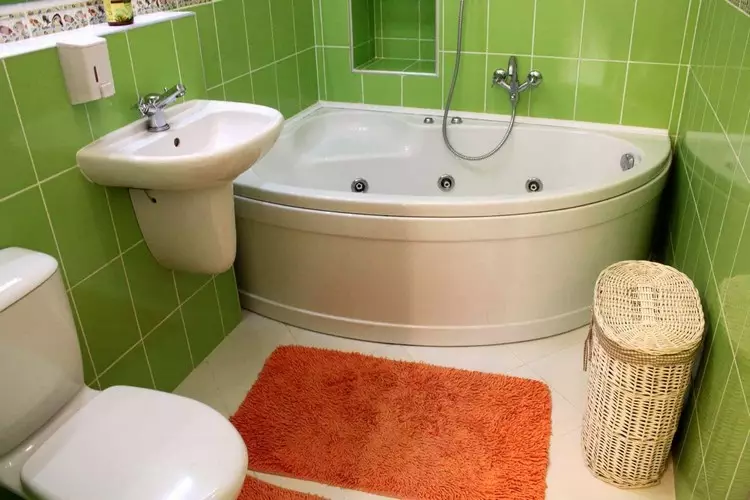 浴室内部与厕所相结合：如何在小空间上做美妙，实用（38张）