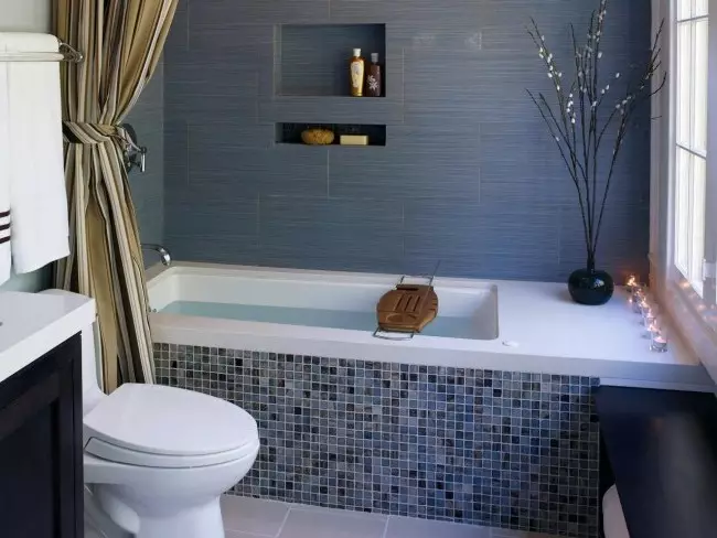 Interior del bany combinat amb lavabo: com fer molt bé i pràctic en un espai petit (38 fotos)