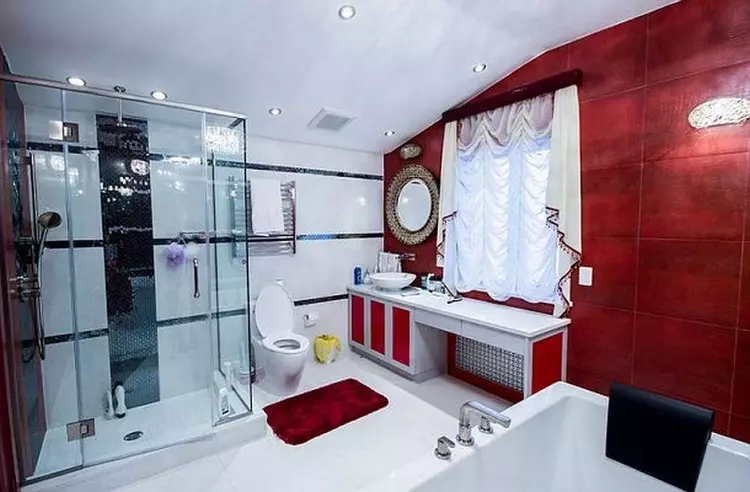 Ванна эчке эшләре туалет белән берлектә: Кечкенә киңлектә матур һәм практик нәрсә эшләргә (38 фото)
