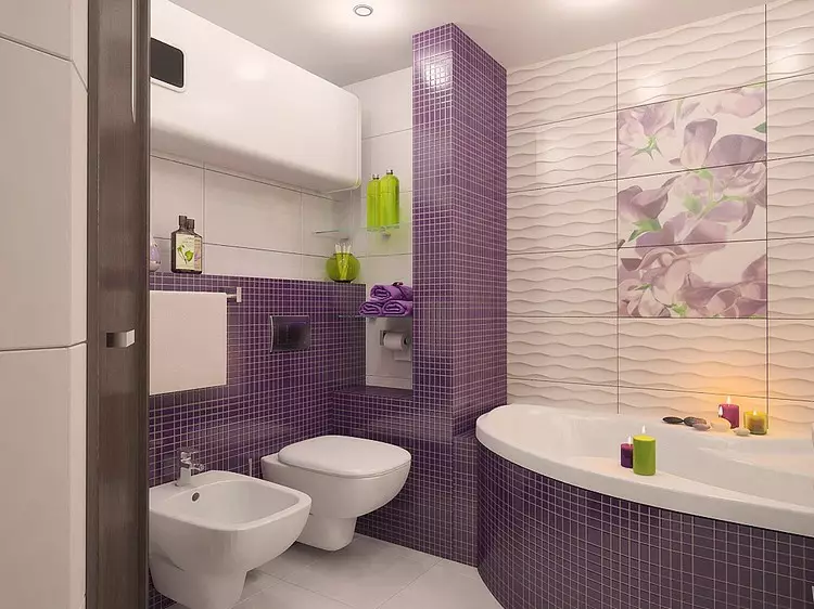 Tuvalet ile birlikte banyo içi: Küçük alanda güzel ve pratik nasıl yapılır (38 fotoğraf)