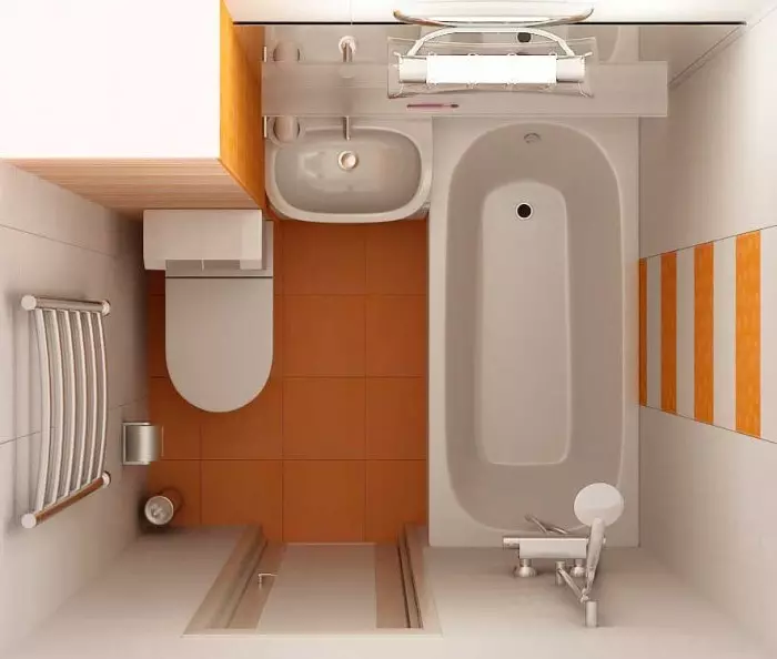 חדר אמבטיה משולב עם שירותים: איך לעשות יפה ומעשית על שטח קטן (38 תמונות)