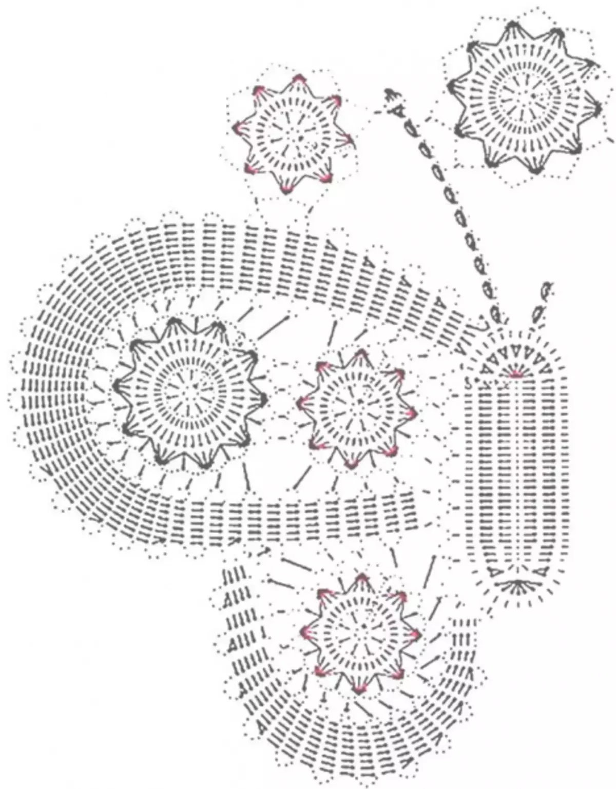 Hæklet Butterfly Rug - Knitting Schemes