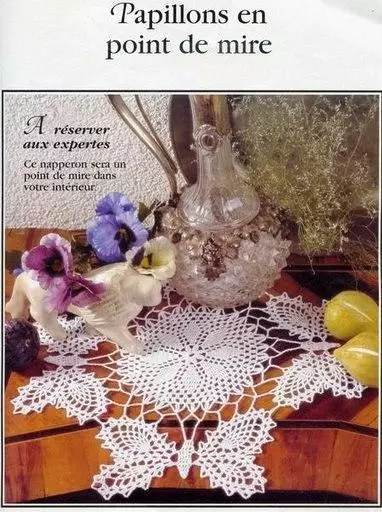 Papallona de crochet - 100 esquemes i descripcions