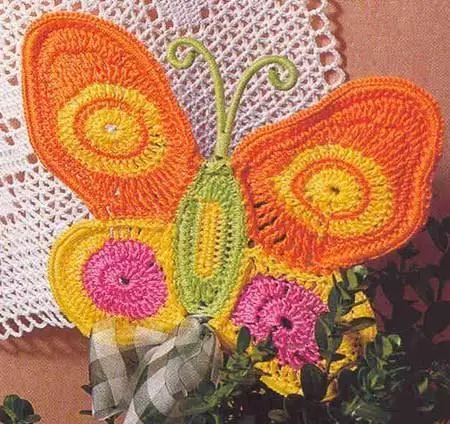 Crochet butterfly - 100 nga mga laraw ug mga paghulagway