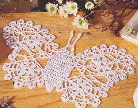 Crochet பட்டாம்பூச்சி - 100 திட்டங்கள் மற்றும் விளக்கங்கள்