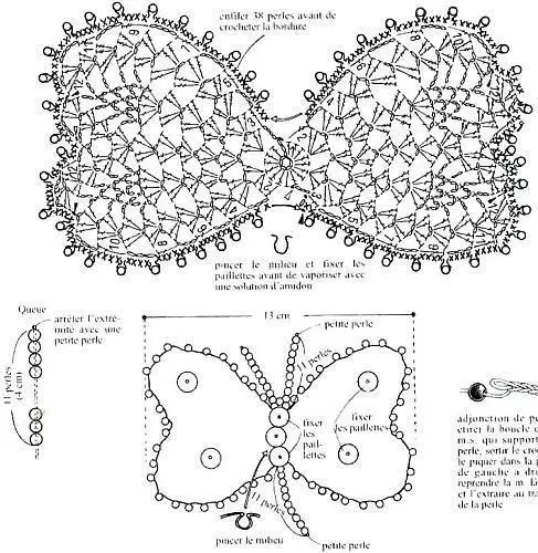 ક્રોશેટ બટરફ્લાય - 100 યોજનાઓ અને વર્ણનો