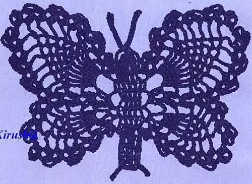 Crochet Butterfly - Mipango 100 na maelezo.