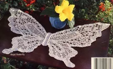 Kupu-kupu crochet - 100 skema lan deskripsi
