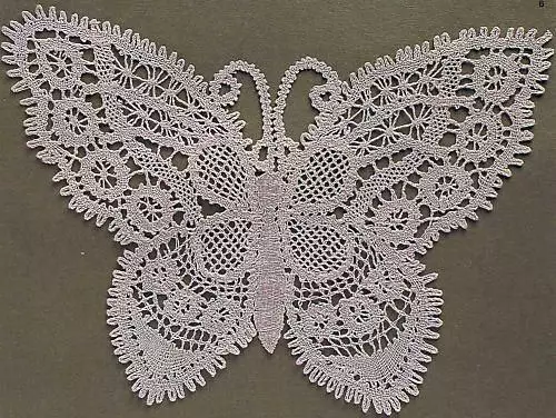 Crochet Butterfly - Mipango 100 na maelezo.