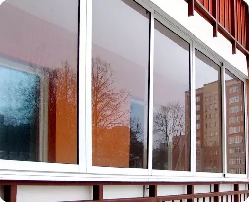 Cold glazing grounds of balconies