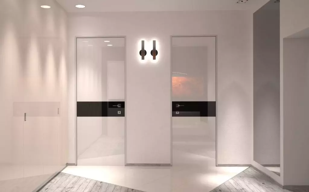 الأبواب البيضاء في التصميم الحديث