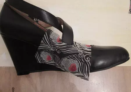 Decoupage Buty z własnymi rękami