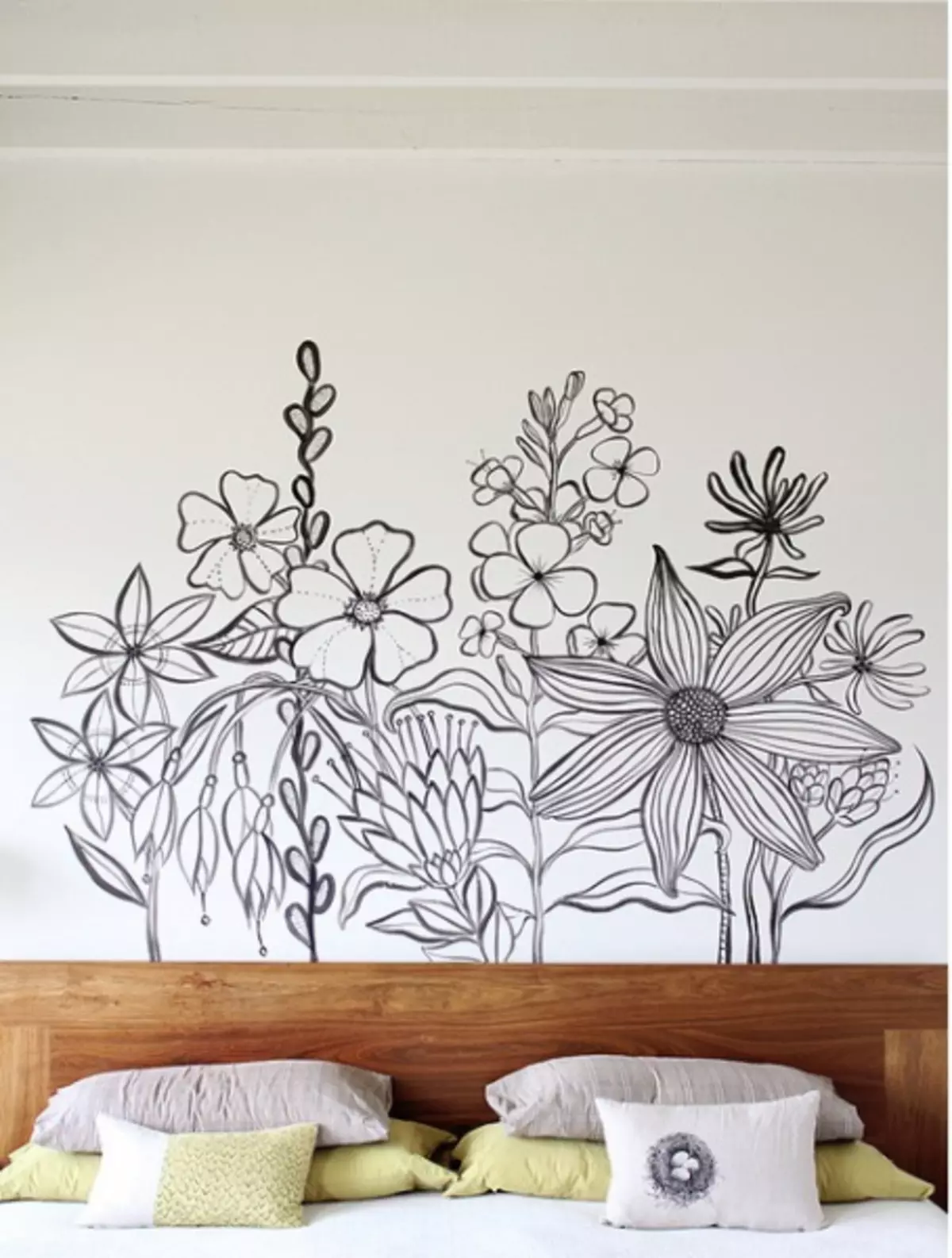 Seina maalimine oma käega korteris šabloonis: Ideed ja tehnikat
