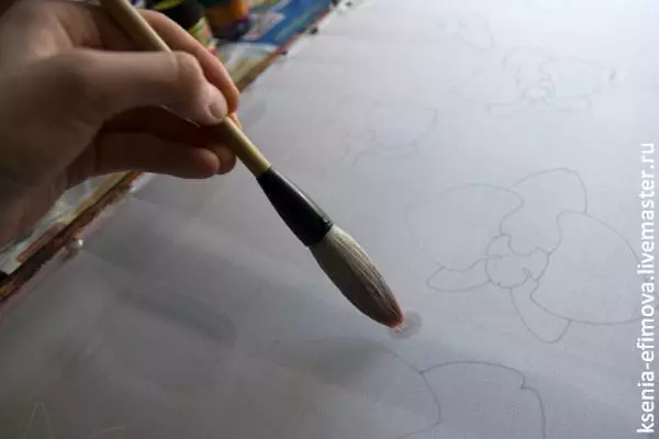 Lukisan sutera: kelas induk untuk pemula, gambar dan teknologi