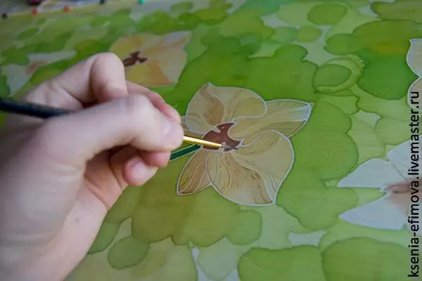 Silk Painting: Master Class for Beginners, Pictures and Technology