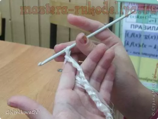 Crochet bakeng sa ba qalang ho tloha ka twine: merero le lifoto