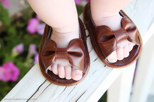 Sandals của trẻ em tự làm